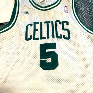 NBA OFFICIAL ON COURT ADIDAS BOSTON CELTICS KEVIN GARNETT JERSEY